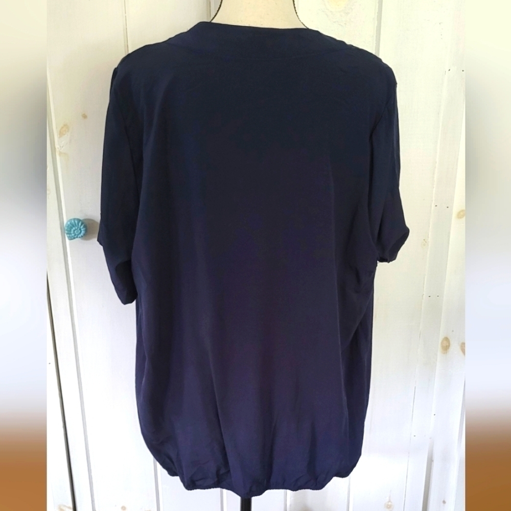 Bloomchic Crossover Snap Button Blousant Top - image 7